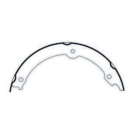 Centric Centric Premium Parking Brake Shoes, Centric Parts 111.09430 111.0943